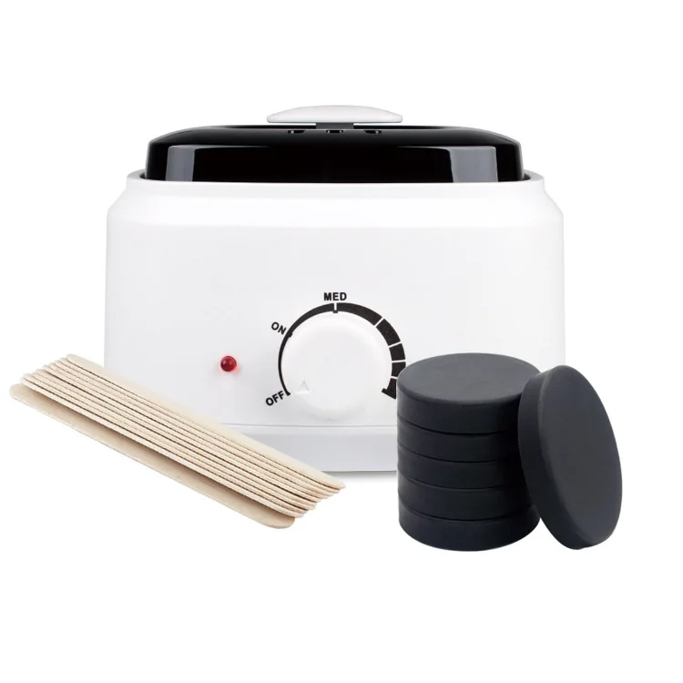 

Wax Warmer Heater Set Hair Removal Wax-melt Machine Waxing Kit 200g Wax Beans Depilatory Paraffin 10 Wood Sticks Calentador