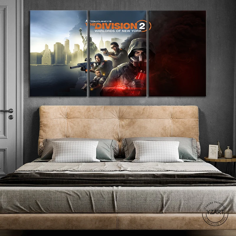 Video Games Tom Clancys Thedivision Artwork Pictures Canvas Paintings Fantasy Wall Art for Home Decor Unframed | Дом и сад