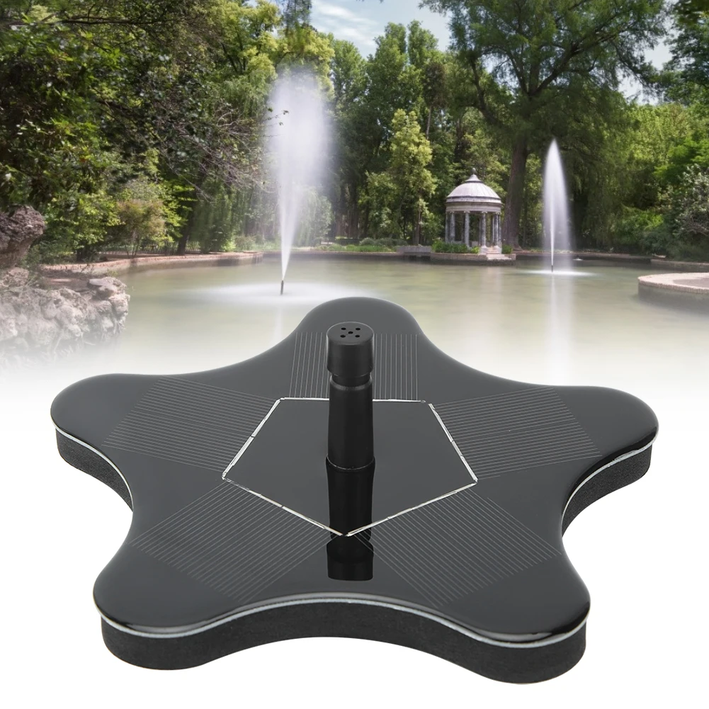 Solar-Power Floating Water Fountain Pump Low Noise Automatic Operation Panel Kit For Garden Outdoor Bird Bath​ Decor​ | Дом и сад