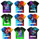 Детская футболка с коротким рукавом, для мальчиков и девочек, в стиле Харадзюку