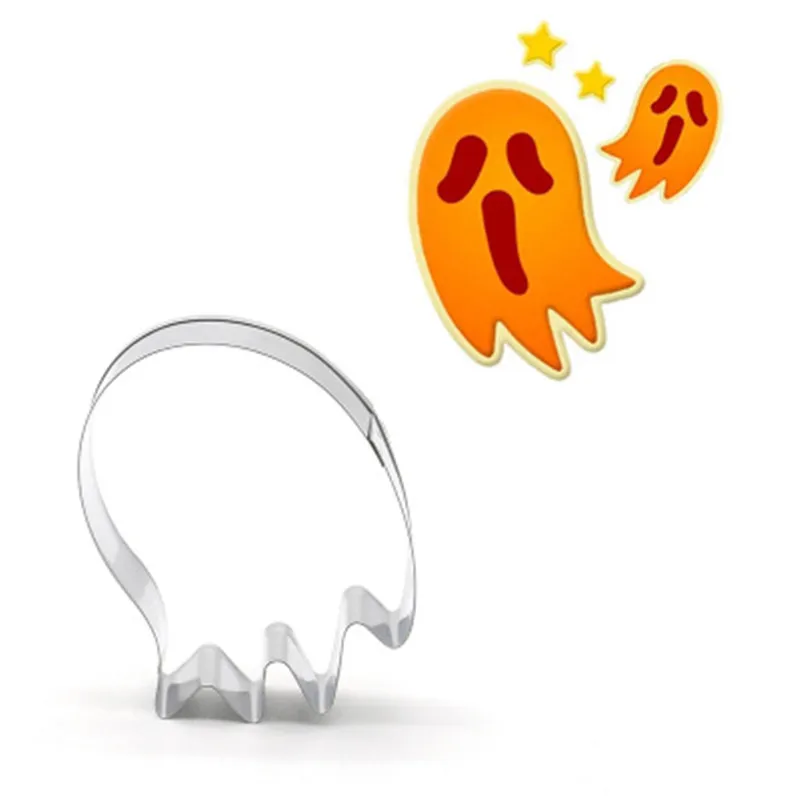 Набор для резки печенья на Хэллоуин 3D головной убор ведьмы череп летучая мышь