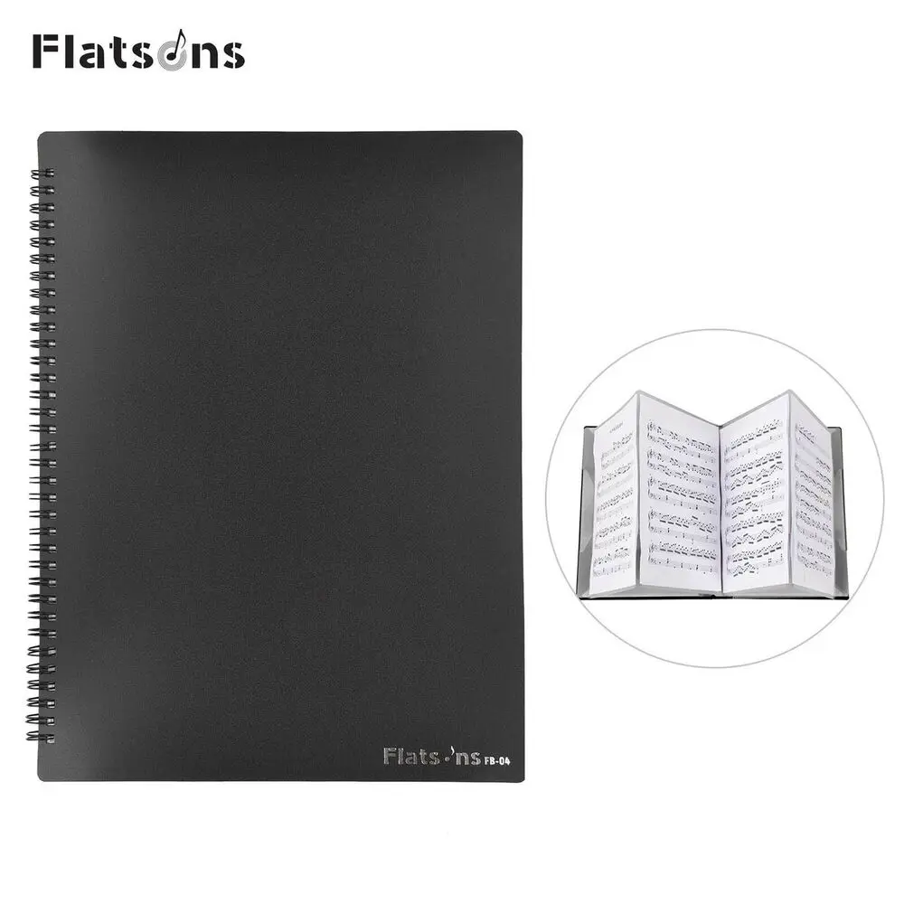 Бумажный органайзер для файлов Flatsons A4 4 непрерывные страницы музыкальная папка |