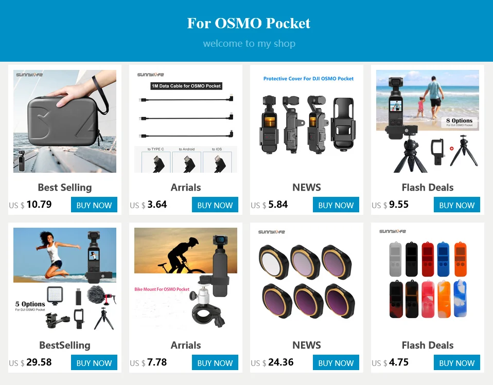 Или DJI Osmo Карманный 3,5 мм адаптер поддерживает внешний 3,5 мм микрофон крепление для микрофона для DJI Osmo карманные аксессуары
