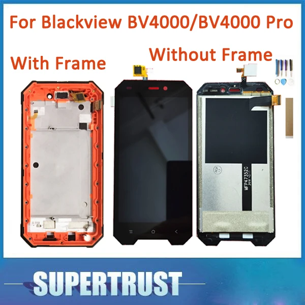 Оригинальный ЖК дисплей без/с рамкой для Blackview BV4000 Pro сенсорный экран сенсорное