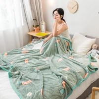 bed linen coral fleece soft blanket for sofa plush cute blankets for bed baby comforter mantas cobertor bed sheet for home