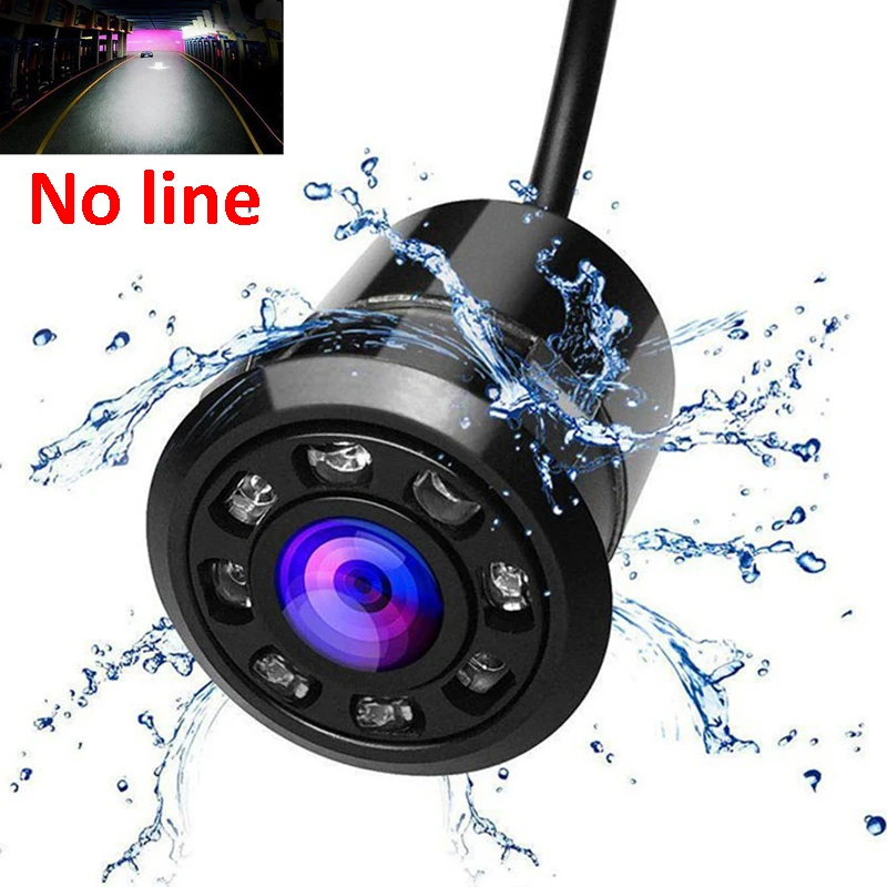 Камера заднего вида HD 170 ° водонепроницаемая широкоугольная с 8 светодиодный дами