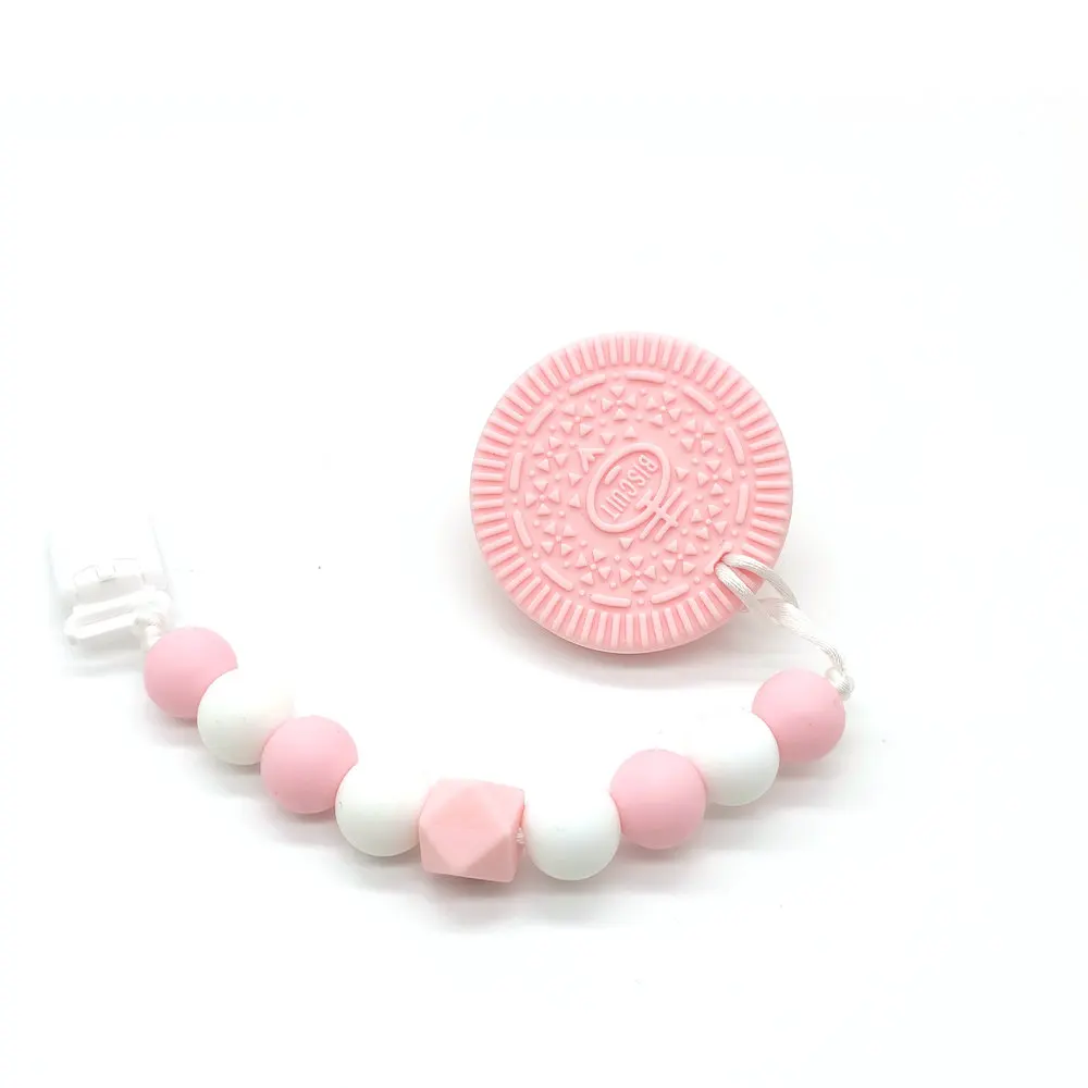 Детское печенье прорезыватель Silicion &quotсделай сам&quot для соски пустышки цепи