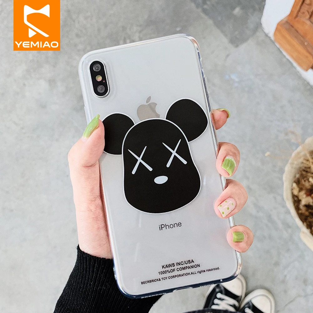 Прозрачный чехол с медведем для Huawei P30 Pro lite Nova 4 4e Mate 20 Honor мягкий силиконовый