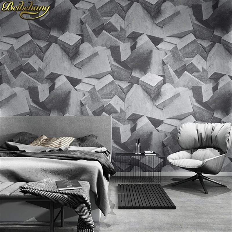 Обои для стен 3 d 3D сетка окно Геометрическая линия домашний декор рулон бумаги в