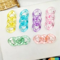 10pcslot new creative resin charm rings acrylic triangle beads connectors for diy earrings ornaments jewelry accessories