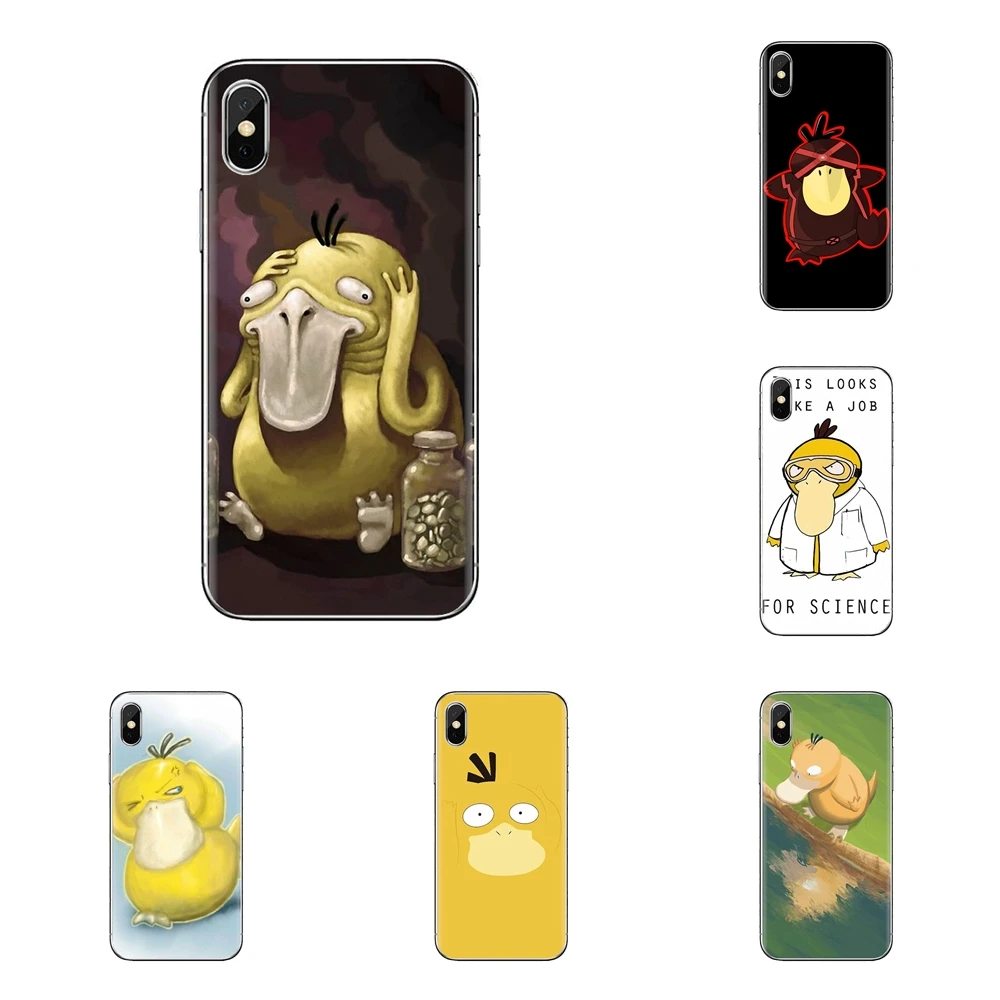 Phone Bag Case Psyduck art Japan Cartoon Pocket For Xiaomi Mi3 Samsung A10 A30 A40 A50 A60 A70 Galaxy S2 Note 2 Grand Core Prime |