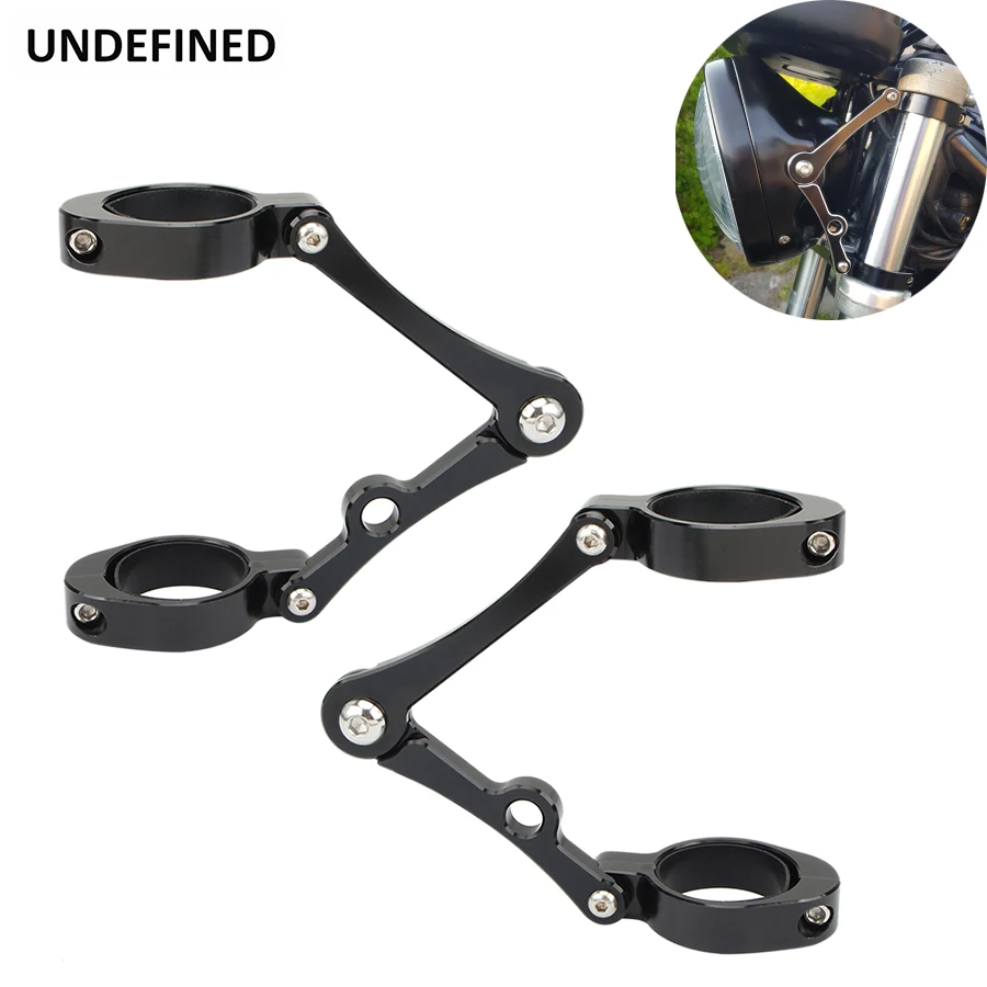 

Headlight Bracket Motorcycle Head Lamp 39mm-41mm Fork Mounting Clamp Brackets Holder For Harley Chopper Bobber Cafe Racer Bikes