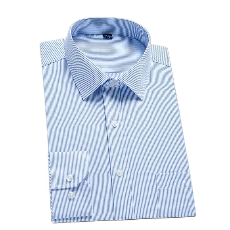 High Quality Cotton Men Long Sleeve Business White Shirt Regular Fit Formal Dress Luxury Man  Shirts Plus Size 5XL 6XL 7XL 8XL