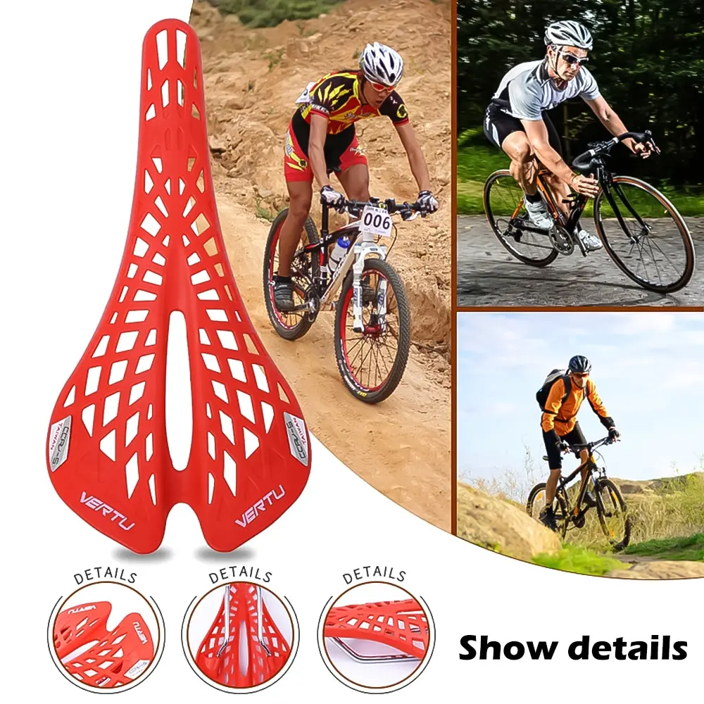 

Супер светильник сидение для горного велосипеда, седло для горного велосипеда, подушка из ПВХ, кресло для велосипеда, 6 цветов, компонент фаб...