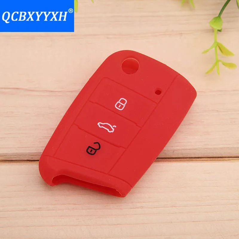 Чехол для автомобильного ключа QCBXYYXH складной силиконовый чехол Skoda Yeti Superb Rapid Fabia