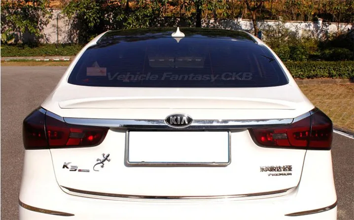 Спойлер для Forte 2011 2015 Kia K3 спойлер DKYWK из АБС пластика цветной задний
