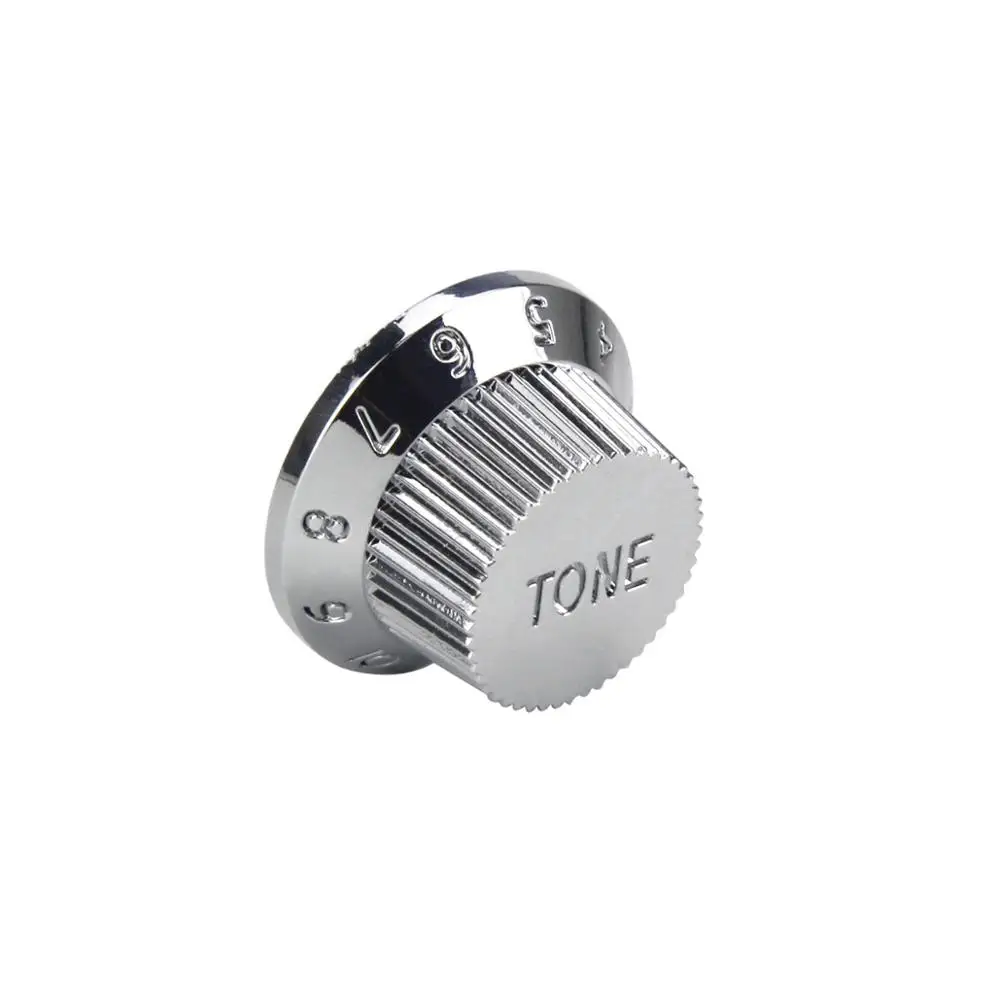 FLEOR 12pcs Silver Plating Plastic ST Guitar Knobs Volume / Tone Speed Control For Style Electric | Спорт и развлечения