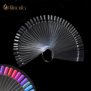 Дисплей пластиковый для нейл-арта, 50 шт., наклейки с накладными типсами для геля, УФ-геля, инструменты для украшения ногтей