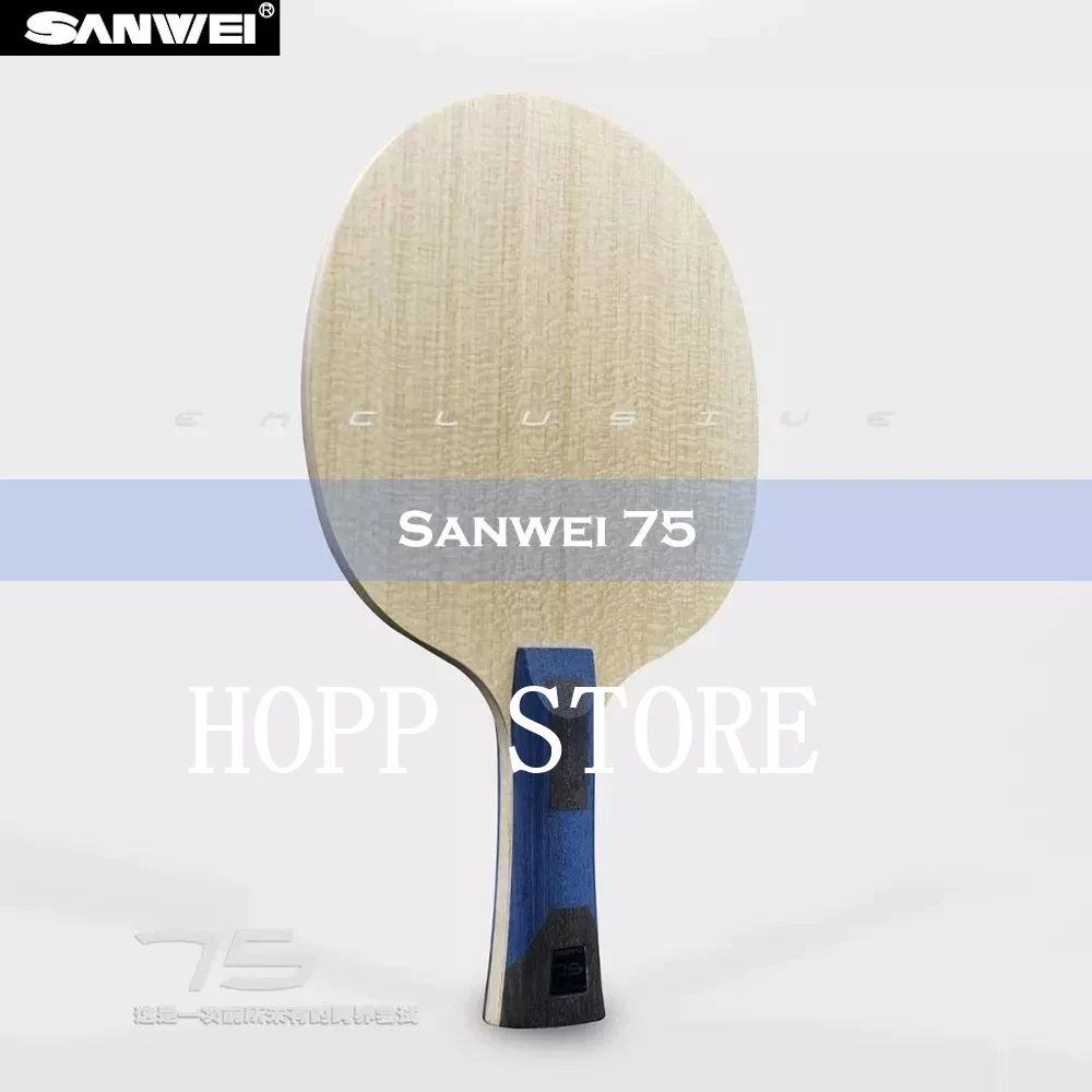 

SANWEI 75 ALC Table Tennis Blade VIS Structure Arylate Carbon Ping Pong Bat Paddle for Fast Attack with Loop