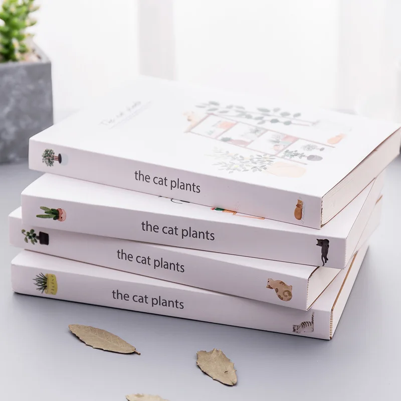 Кавайные животные твердая обложка 120 листов А5 блокнот дневник рисование простой