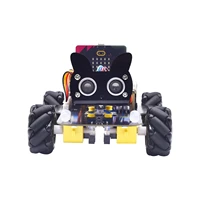 microbit v2 4wd mecanum wheel robot car kit for microbit programming toys stem makecode python programmingno microbit v2