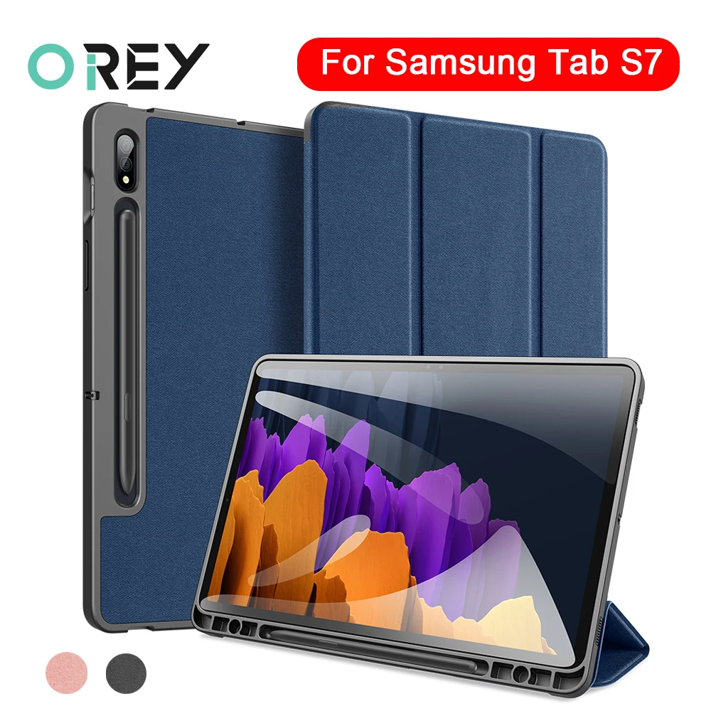 Роскошный флип кейс из искусственной кожи для Samsung Galaxy Tab S7 чехол 11 0 дюймов книги с