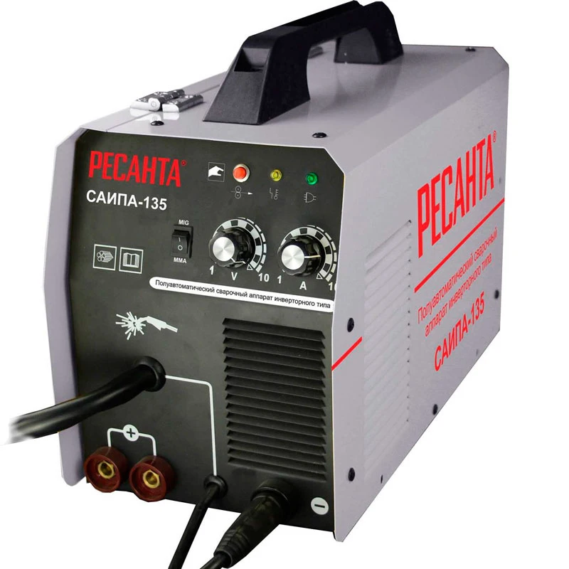 Аппарат сварочный инверторный полуавтоматический РЕСАНТА САИПА 135 (Сварочный
