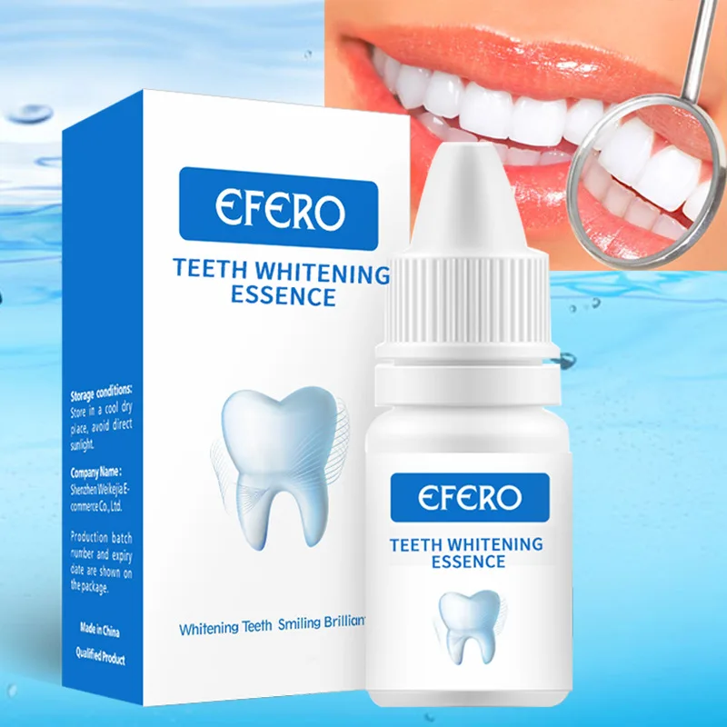 

Эссенция для отбеливания зубов EFERO 10 г, гель для гигиены полости рта, удаление пятен, зубной налет, Освежающая очистка, уход за полостью рта и ...