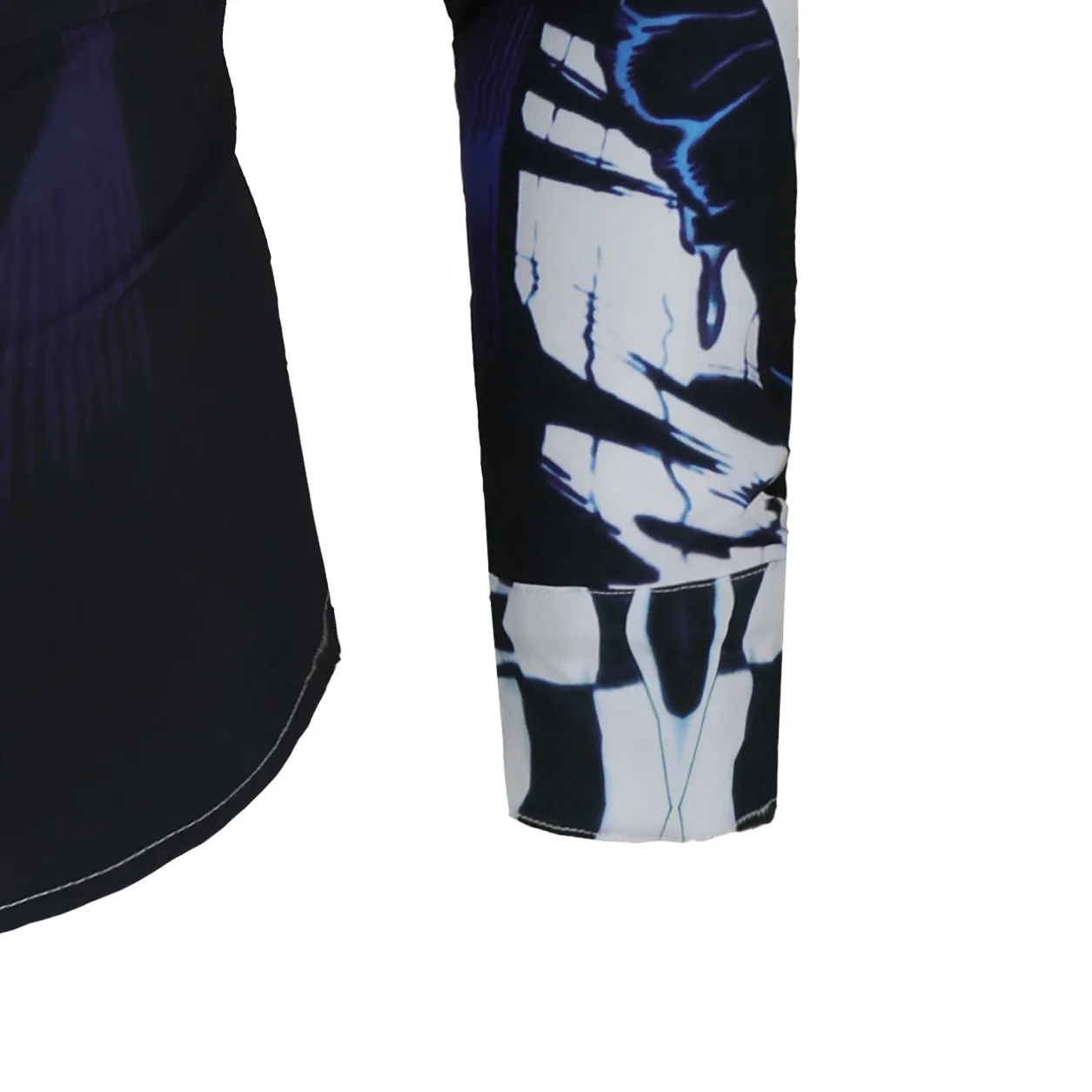 Мужская модная рубашка с принтом клоуна длинным рукавом Повседневная |