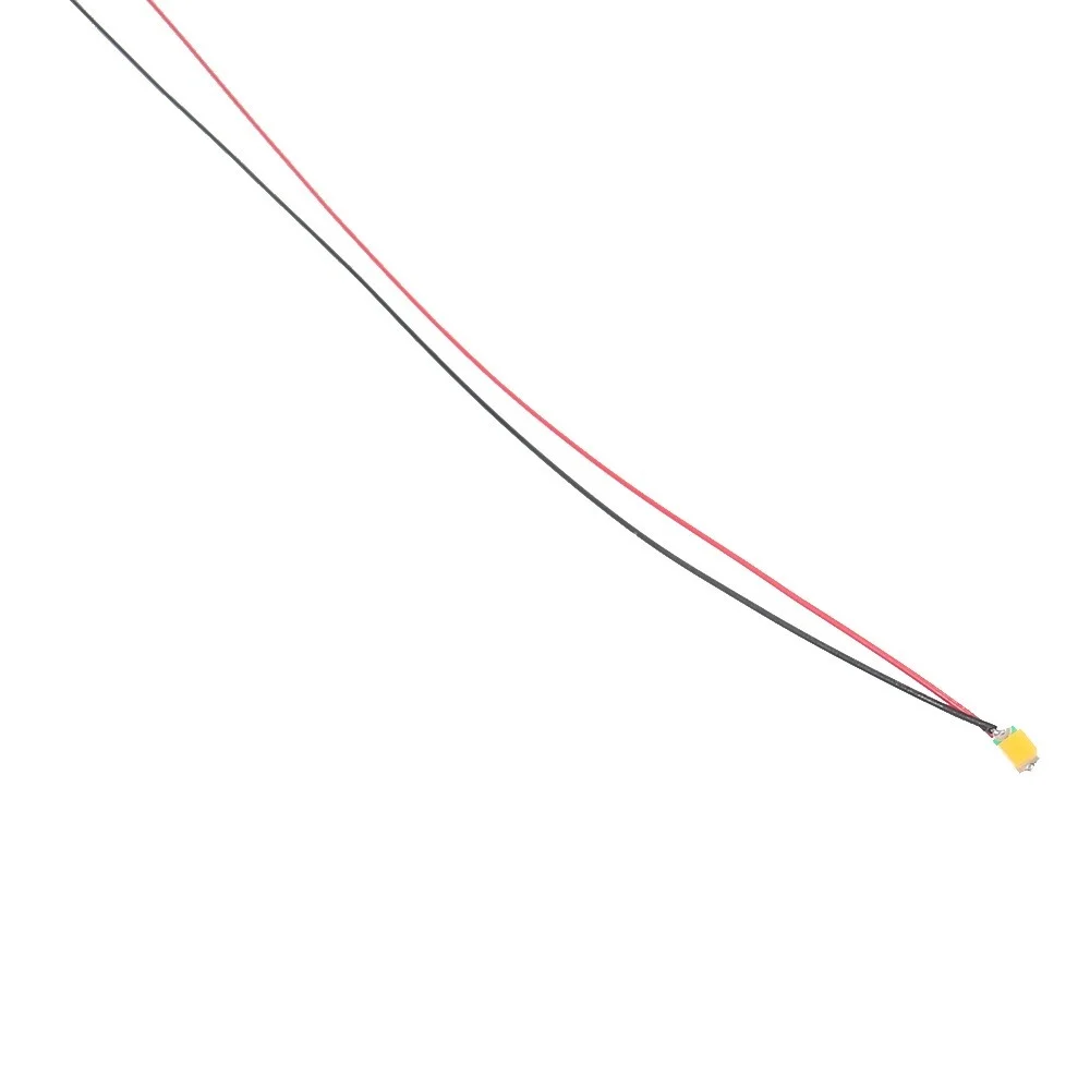 

20Pcs 0805 Pre-welded 3V 300mm M-icro Litz Wired Leads S-MD L-ED Lamp DIY Model Material Light (0.34mm OK wire)