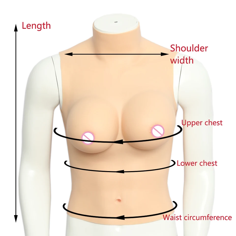 

Fake Boobs Crossdressing Silicone Breast Forms For Crossdresser Transgender With Realistic Big Nipples