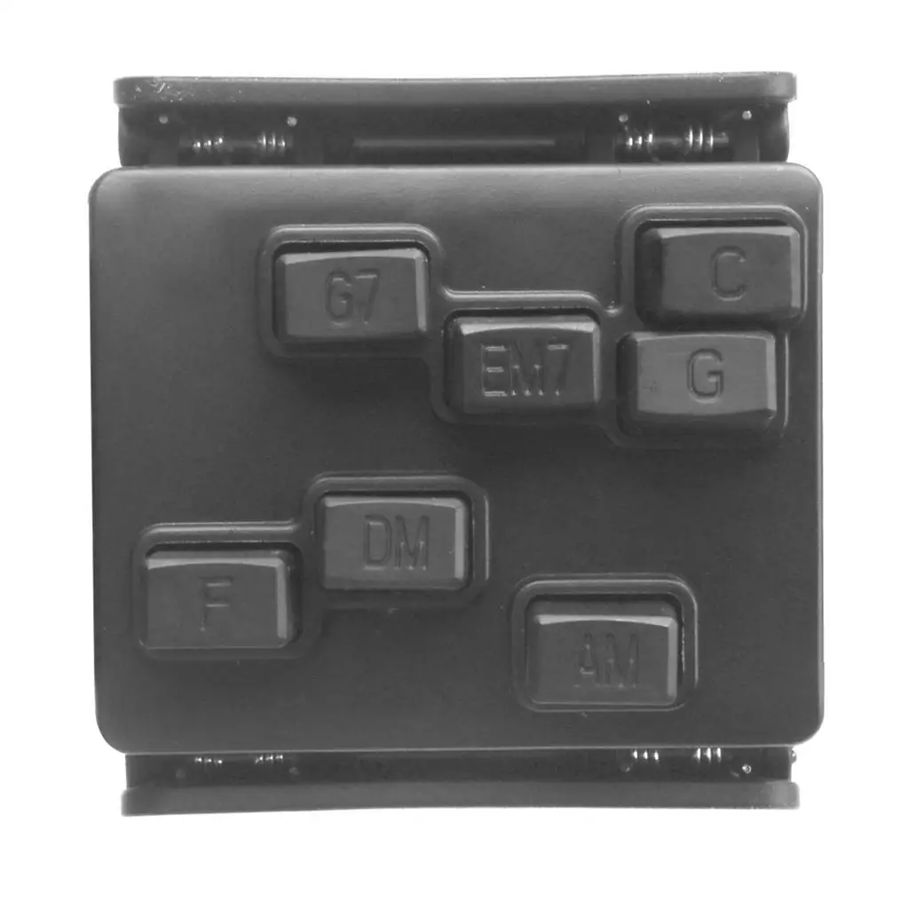 

1PC Useful 4 String Guitar Learning System Chords Ukuleles Teaching Aid Pain-Proof Guitar Tuner Black