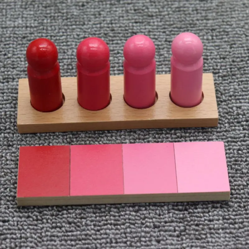 

50LE Montessori Gradient Color Similarity Sorting Matching Game Wooden Kids Educational Sensorial Toy Gifts