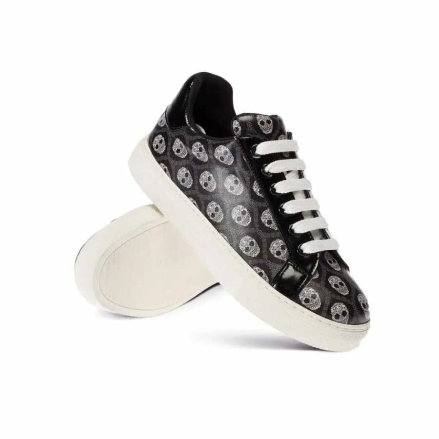 

Sneakers Women Deery, Genuine Leather Black Women'S Sneaker