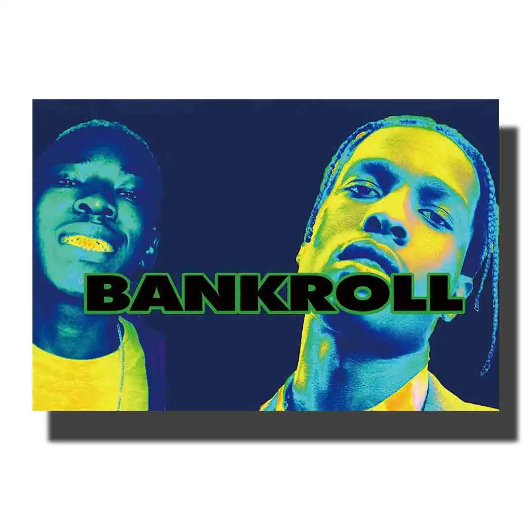 M594 Brockhampton Feat банкролл рэп альбом Шелковый Холст с печатью постера настенные