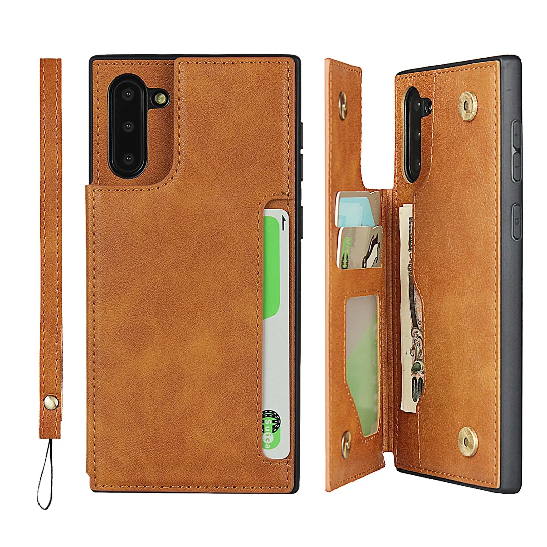 

Compatible with iPhone 12/iPhone 11 PU Leather Back Cover Wallet Case Lanyard Ultra Thin Card Slots Anti-Scratch Phone Case