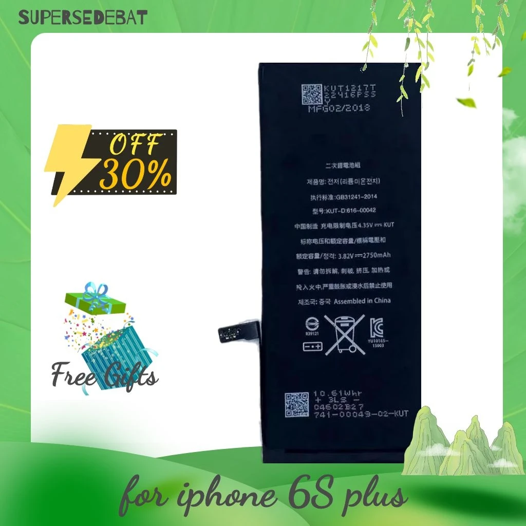 

Аккумуляторная батарея для iphone 6s plus, 2750 мАч