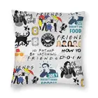 Забавные друзья коллаж наволочка украшение дивана ТВ шоу квадратный плед Подушка Чехол 45x45