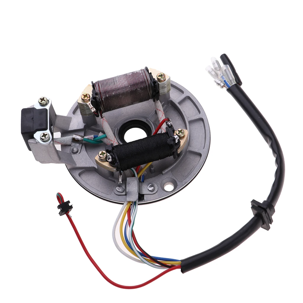 2 катушки зажигания МАГНЕТО СТАТОР для Универсальный 110cc Мотоцикл Байк ATV |