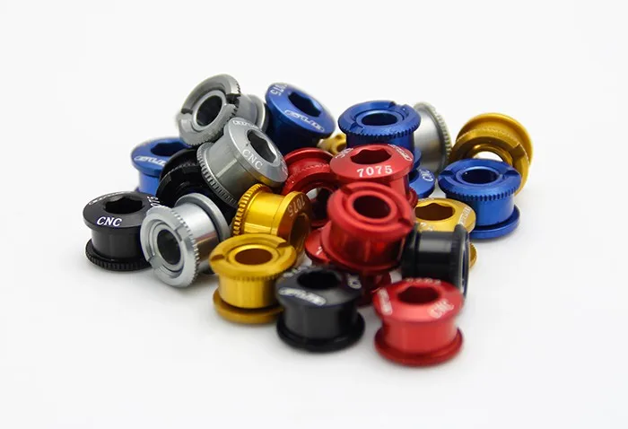 

5pcs/Pack Aluminum alloy Bike Tooth Disc Screw GUB Bicycle Crankset Fixing Chainwheel of 10mm Diameter Bolts