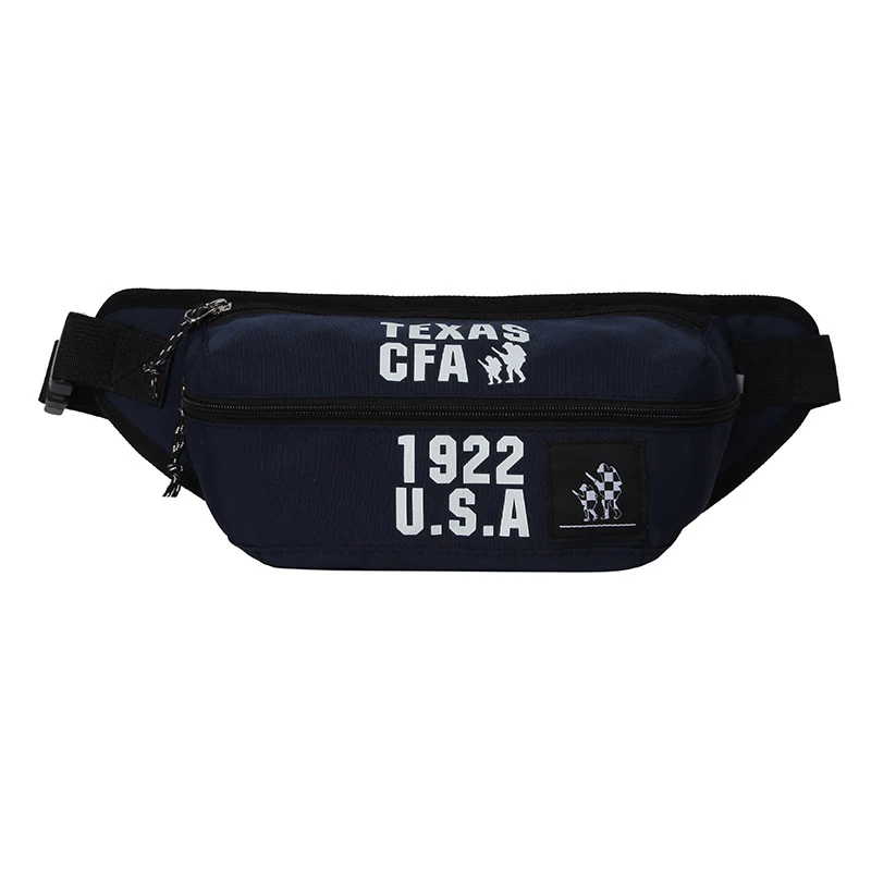 Dark blue Waist bag Поясная сумка для мужчин и женщин, поясная сумка, нагрудные сумки, модная заколка, сумка на бедрах, женская сумка из ткани Оксфорд, сумка через плечо - Цвет: Dark blue Waist bag
