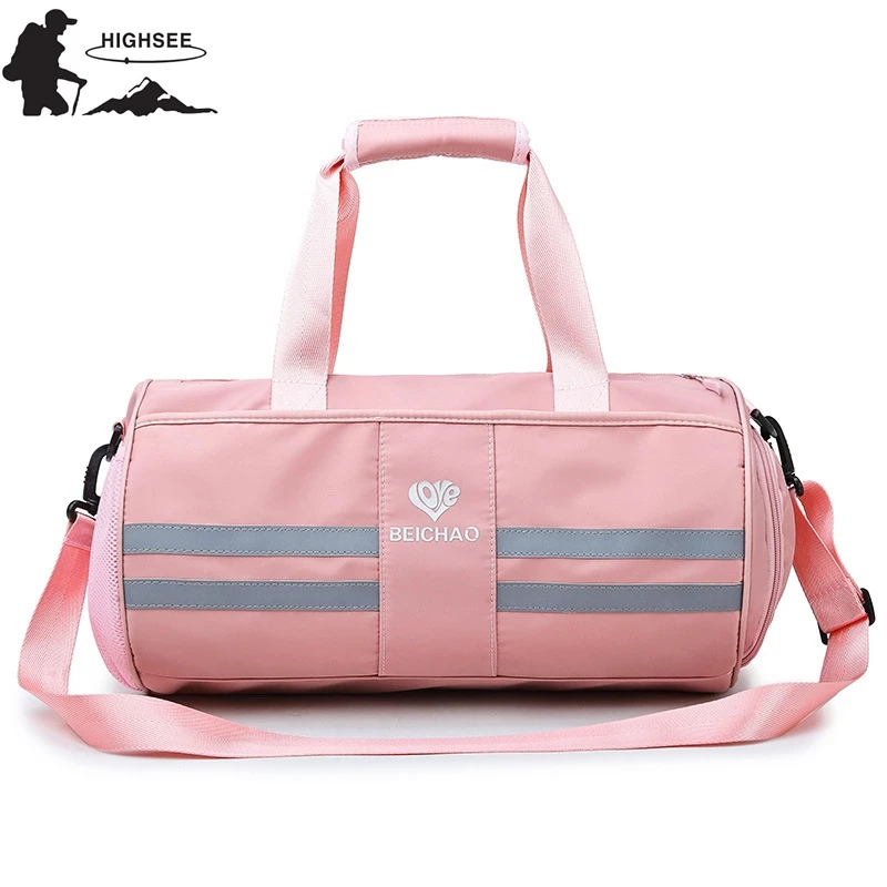 Спортивные сумки для фитнеса тренажерного зала женская сумка с отделением обуви