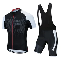 mens pro bike clothing bib shorts set 2022 cycling jersey gel pants summer bicycle clothes male dress mtb team skinsuit uniform