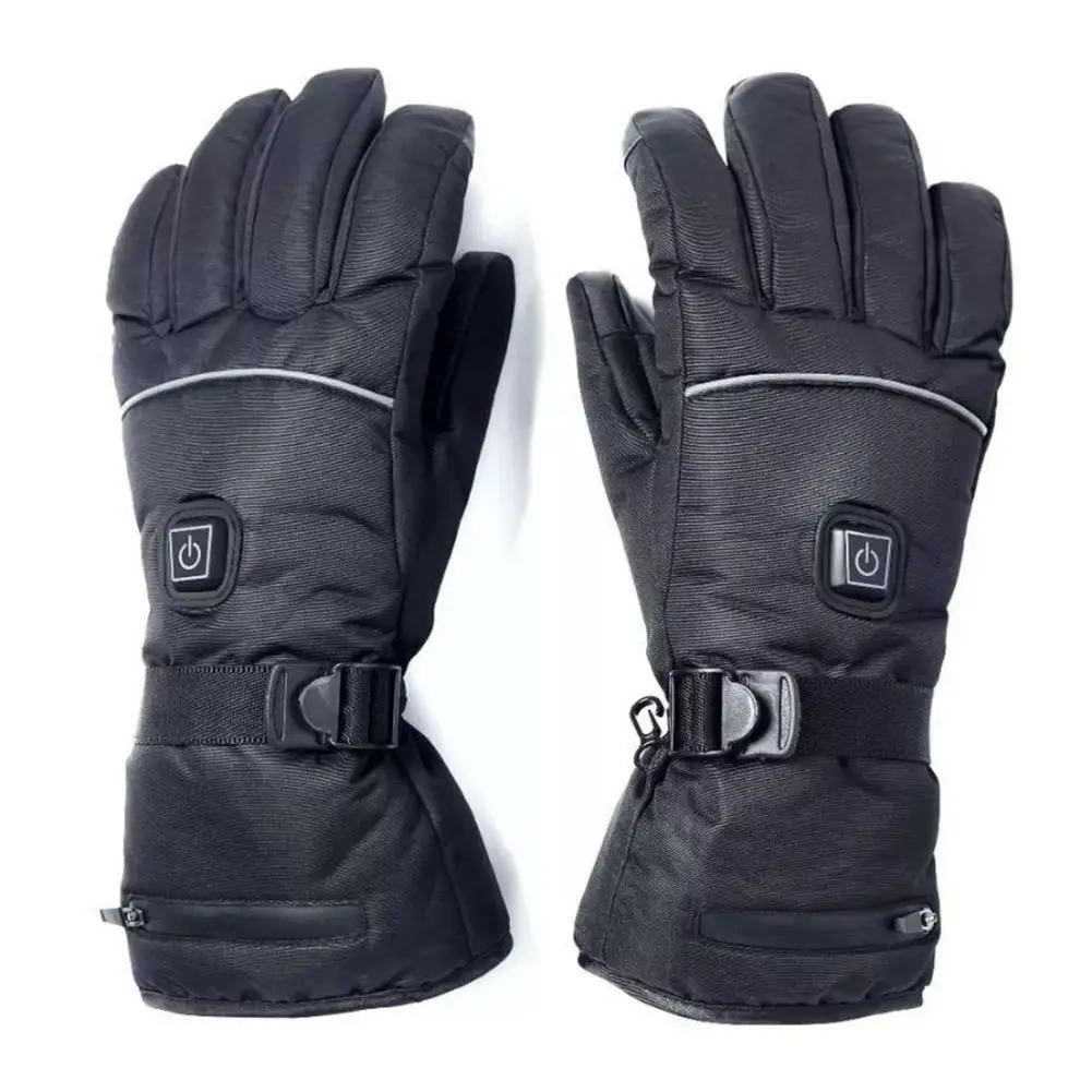 

Motorcycle Electric Heated Gloves & Guantes Moto Adjustment Lithium Batteries Gloves For Hiking Climbing Driving Cold Weather