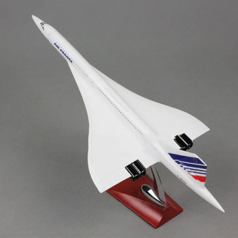 47 см 1/124 масштаб самолет Concorde Air Франция Air Force один пассажирский самолет модель пластиковая Смола самолет для сбора шоу