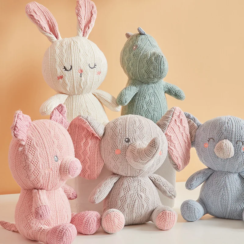 

Creative New Woolly Animal Doll Cute Baby Elephant Dinosaur Koala Appease Doll Stuffed Toys