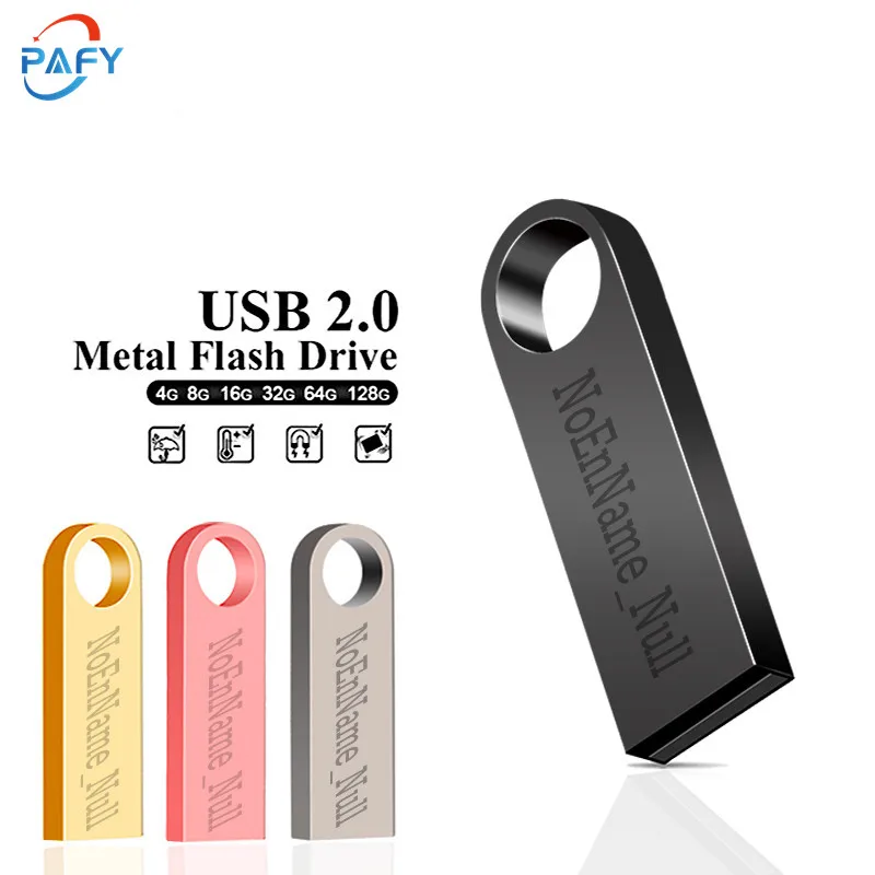 

Pen Drive Metal Pendrive 2.0 32Gb 128Gb 16Gb 8Gb 4Gb High Speed Usb Flash Drive 64Gb Usb Memory Disk Gift Custom Free Print Logo