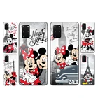 Прозрачный чехол для телефона из ТПУ с изображением Микки и Минни в Лондоне для Samsung Galaxy S21 S20 FE Ultra Lite S10 5G S10E S9 S8 S7 S6 Edge Plus