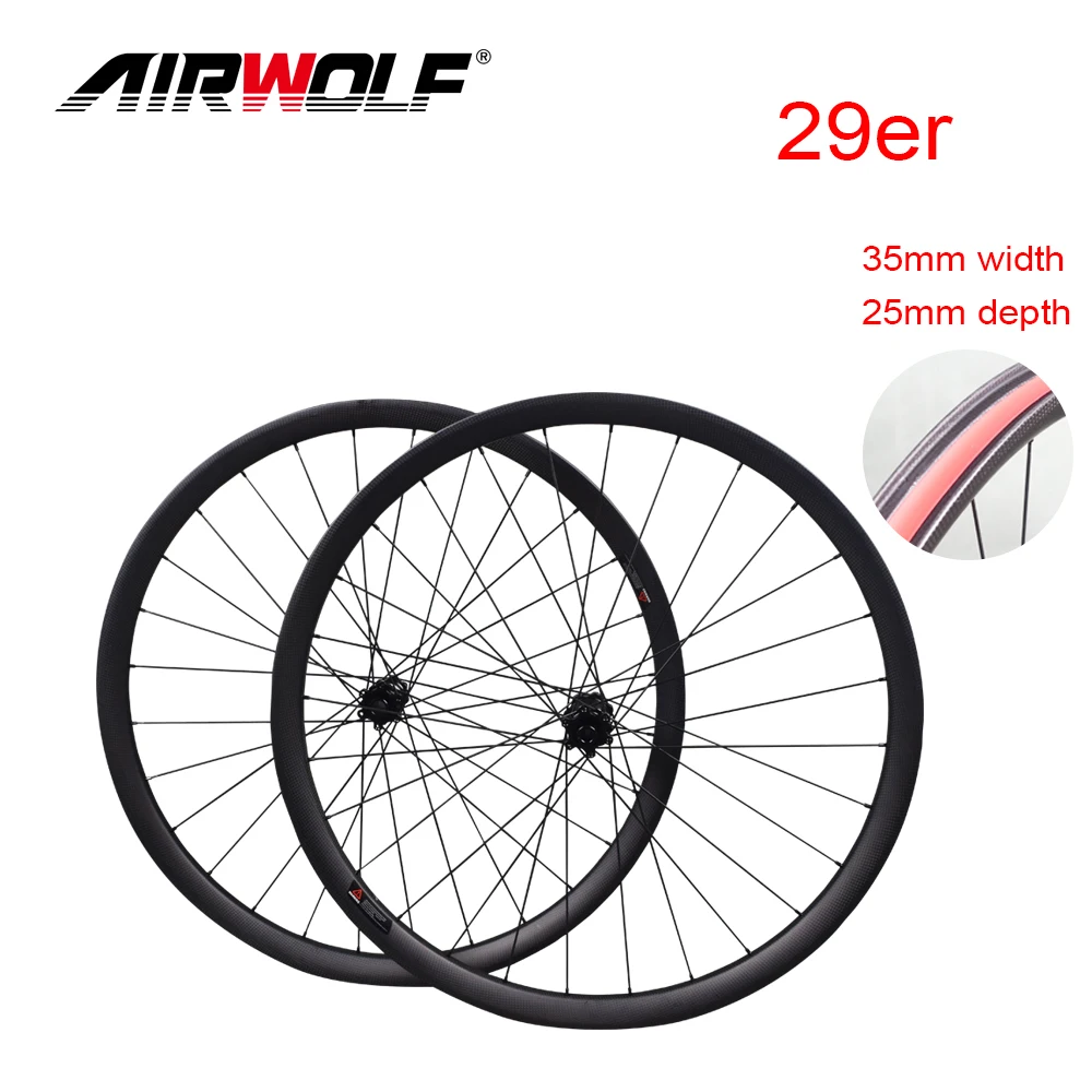 29er углеродное колесо mtb передний D411SB 100X15 задний D412SB 142X12 клинчерная/бескамерные