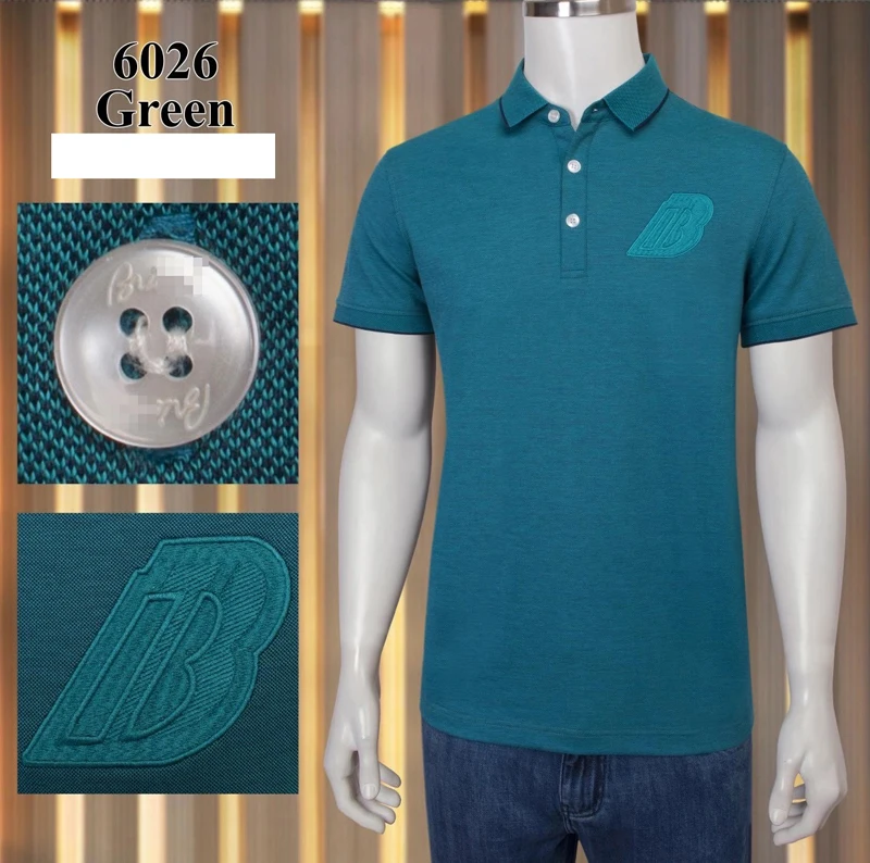 

BILLIONAIRE Polo shirt men 2021 new summer cotton Casual Business button embroidery big size M-4XL quality Short sleeve shirt